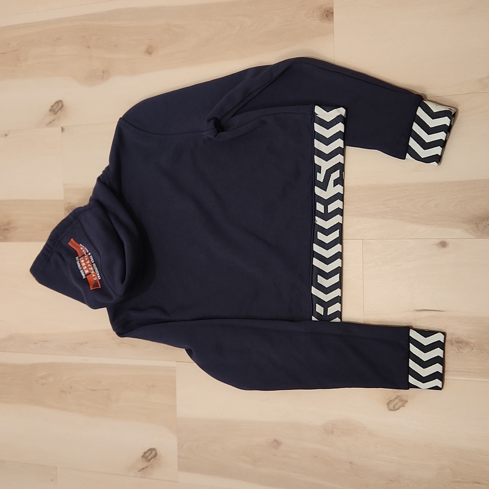 🔻Women's Adidas Originals Striped Cropped Hoodie Small Limited Edition - Picture 2 of 5
